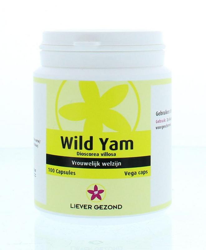 Liever Gezond Wild yam root 100 capsules