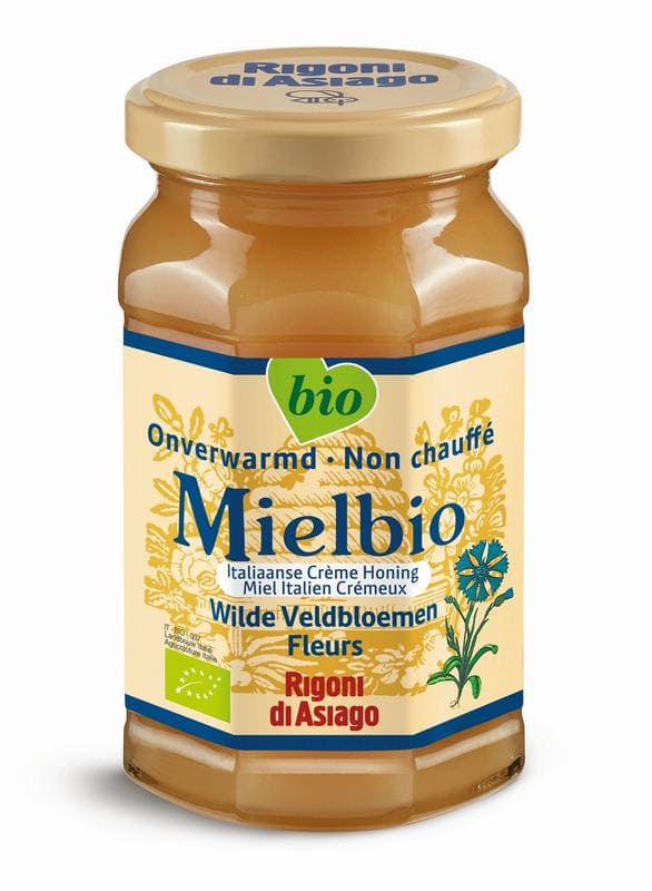 Mielbio Wilde veldbloemen creme honing bio 300 gram