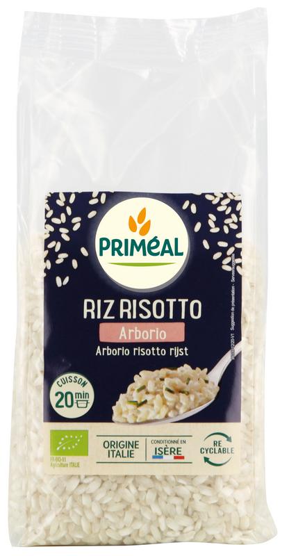 Primeal Witte risotto rijst Arborio bio 500 gram