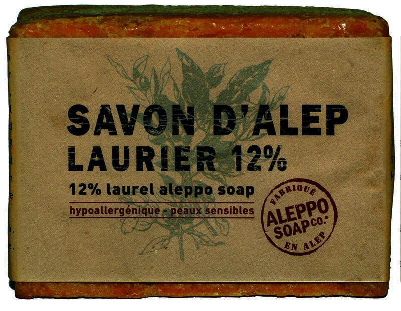Aleppo Soap Co Zeep 12% laurier 200 gram
