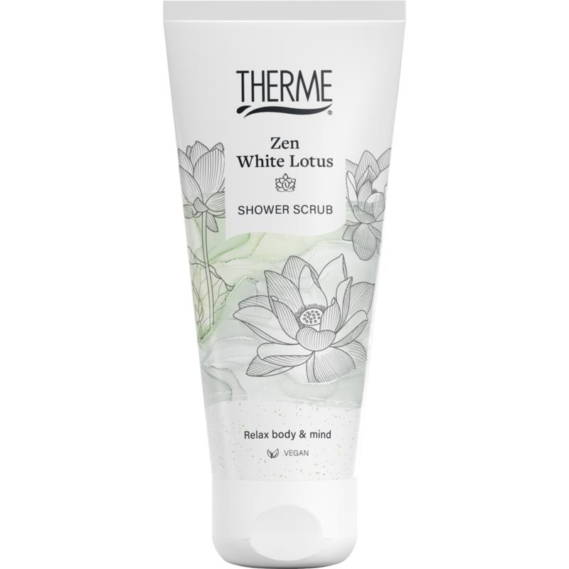 Therme Zen white lotus shower scrub 200 ml