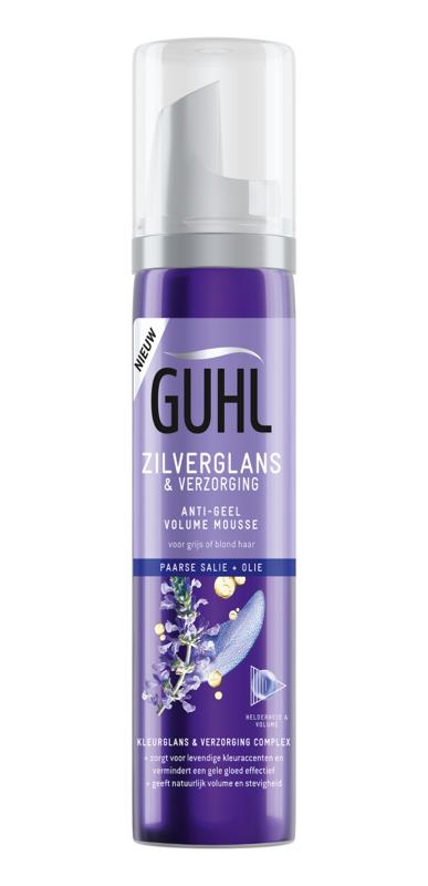 Guhl Zilverglans & verzorging anti-geel volume mousse 75 ml