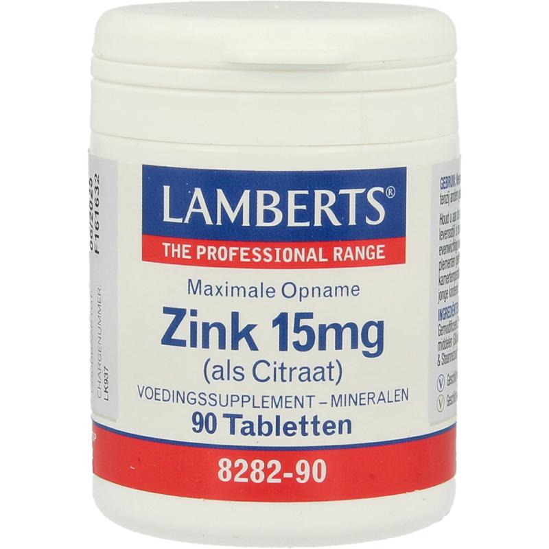 Lamberts Zink citraat 15mg 180 - 90 tabletten