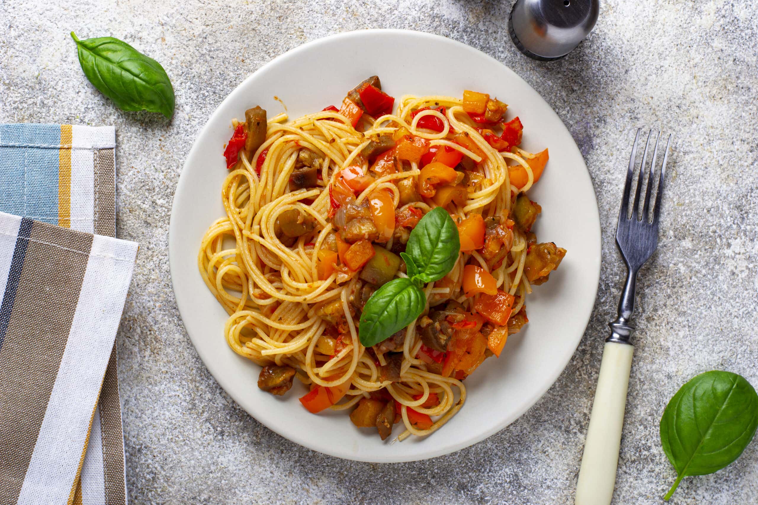 Gehakt en groenten spaghetti recept