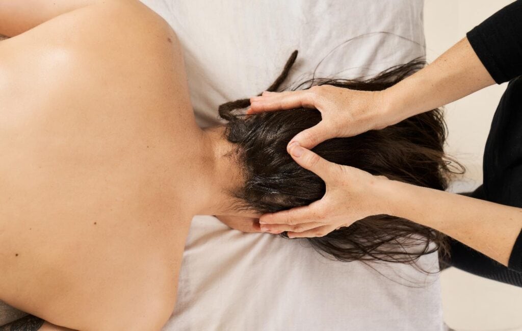 hoofdhuid massage