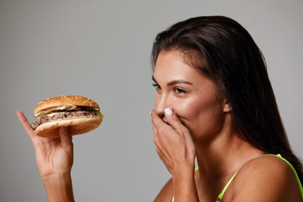 Vetpercentage verlagen vrouw door minder junkfood