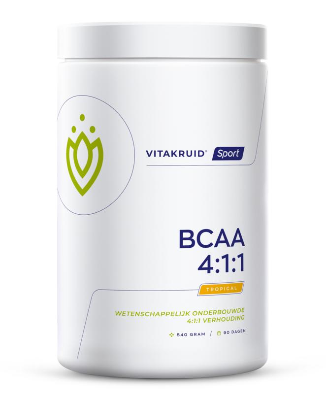 BCAA 4:1:1 l-leucine, l-isoleucine & l-valine Vitakruid 540g