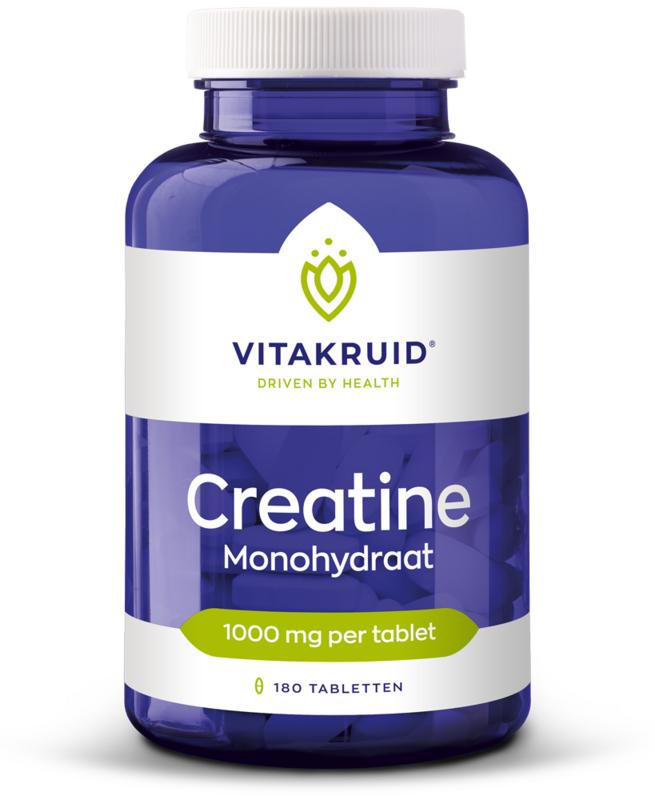 Creatine monohydraat 1000mg Vitakruid 180tb
