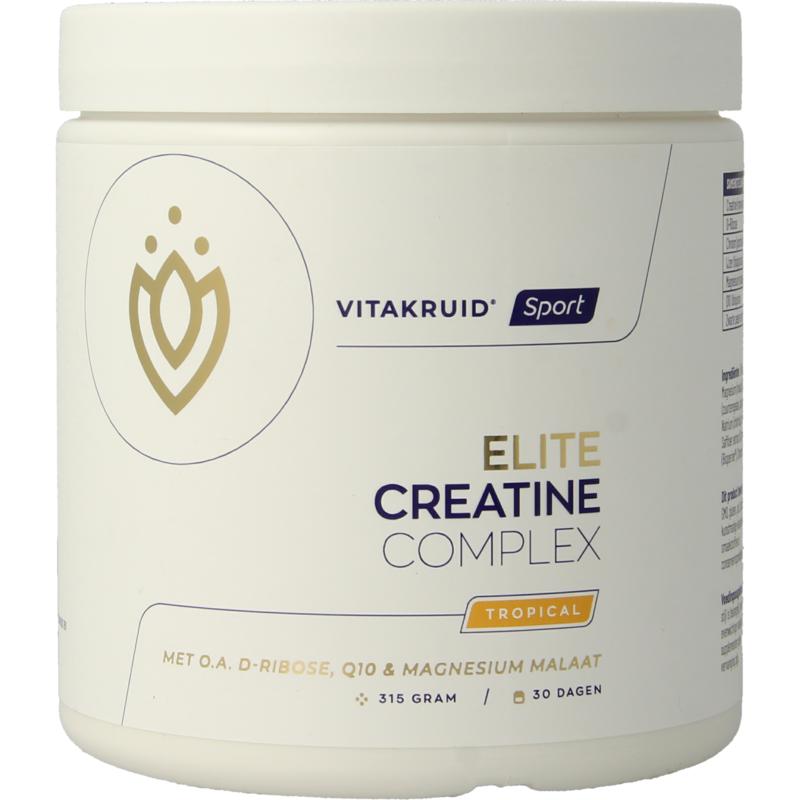 Elite creatine monohydraat complex tropical Vitakruid 315g