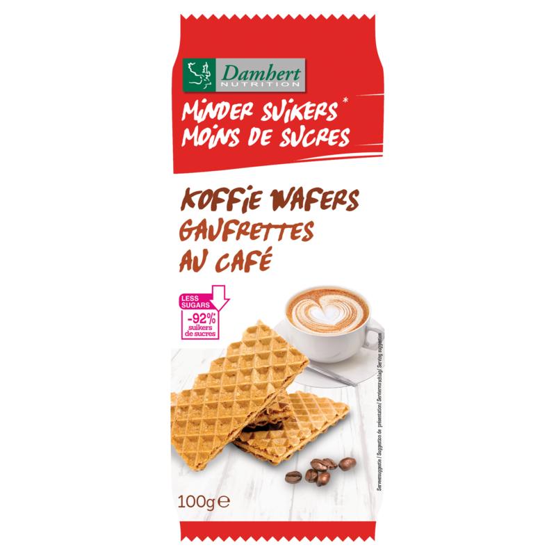 Koffiewafers low carb Damhert 100g