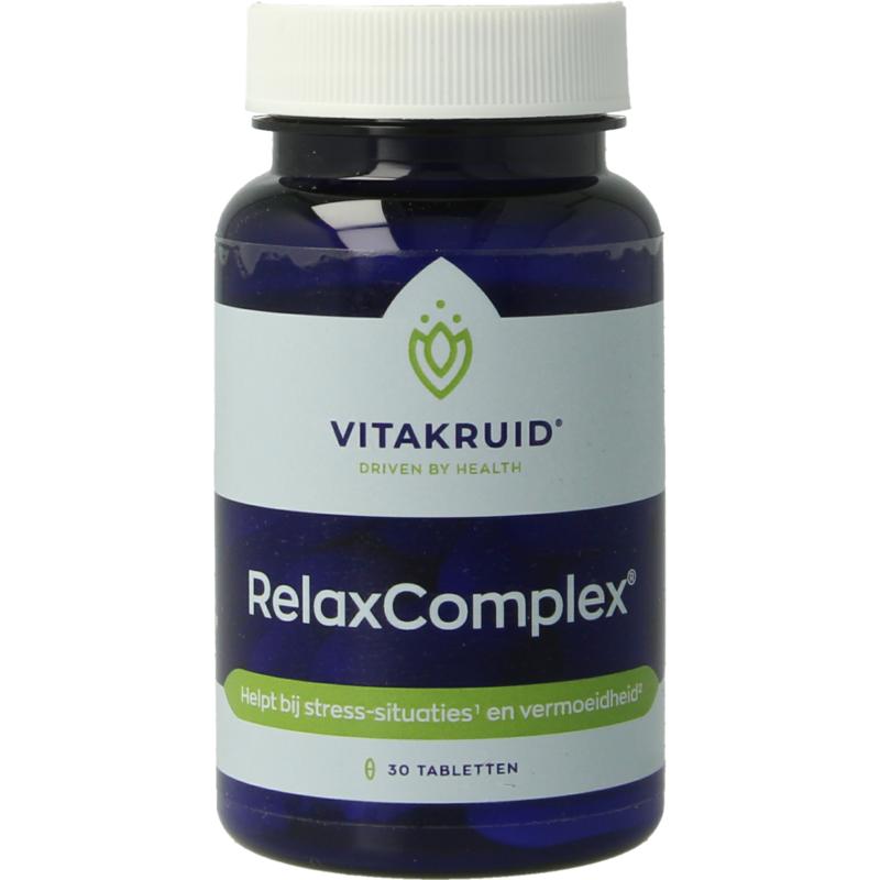 RelaxComplex 1250mg magnesiumtauraat & D3 Vitakruid 30tb