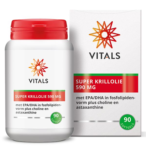 Super krillolie 590mg Vitals 90sft