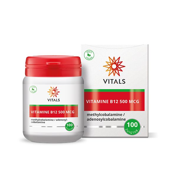 Vitamine B12 500mcg Vitals 100zt
