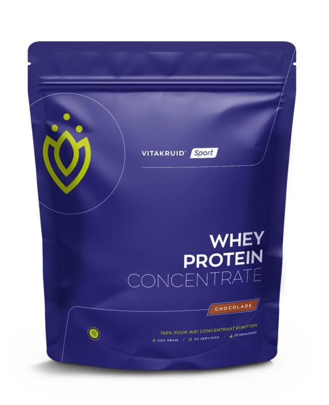 Whey protein concentrate chocolade Vitakruid 900g