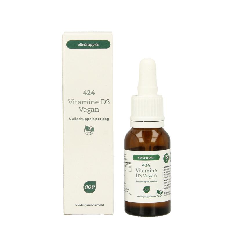 424 Vitamine D3 25mcg vegan AOV 15ml