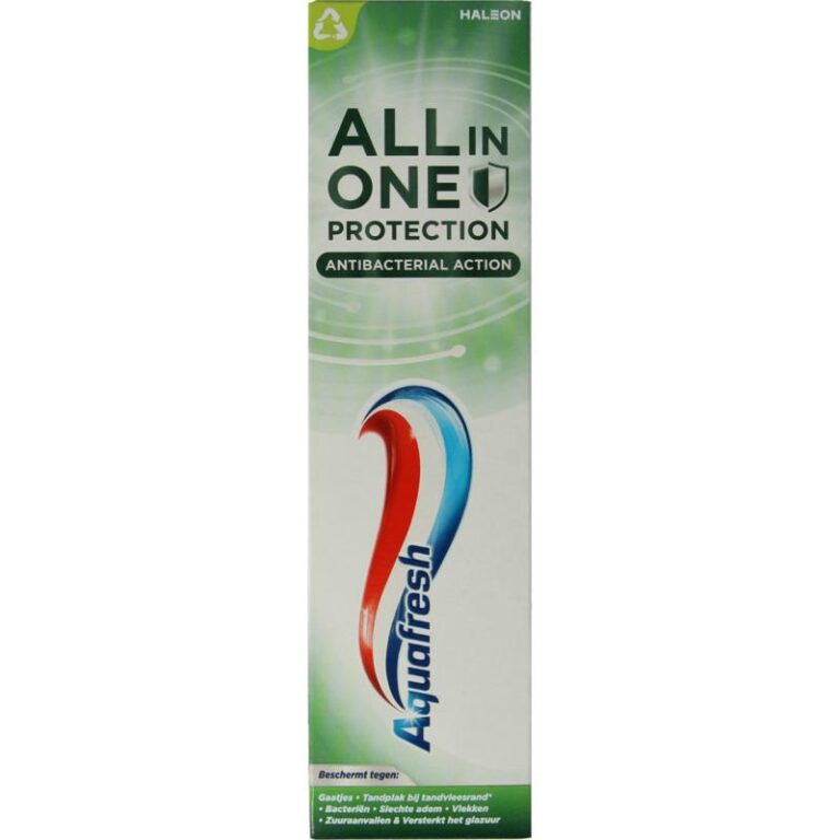 Tandpasta anti bacterial action Aquafresh 75ml | Vitamines