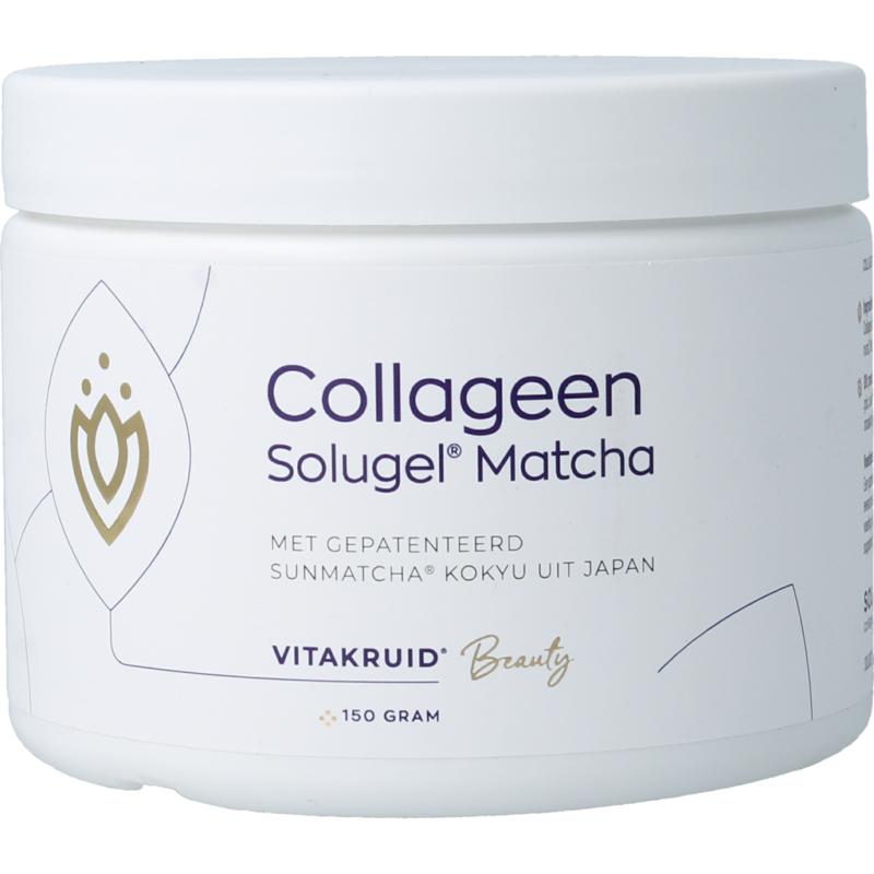 Matcha collageen sunmatcha & solgel Vitakruid 150g
