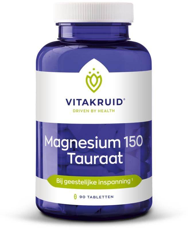 Magnesium 150 tauraat Vitakruid 90tb
